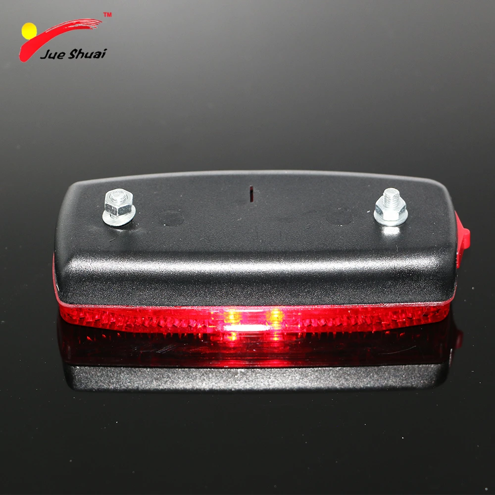 Discount JS Leds Red Bicycle Rear Light Bike Rear Rack Light Lamp Battery Cycling Bicycle Accessories MTB Led Bike bisiklet aksesuar 1
