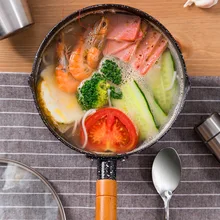 16 см японская сковорода Снежинка горшок Maifanshi молочный антипригарный маленький горшок вареная лапша маленькие суповые горшки и кастрюли