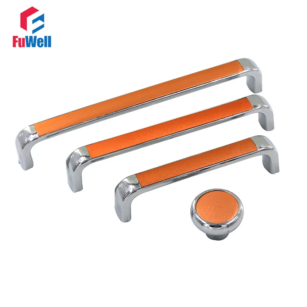 4pcs Modern Handles Knobs for Furniture Zinc Alloy Handles Pull for