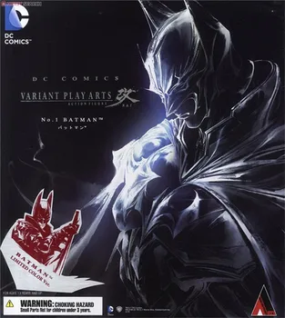 

2018 PLAY ARTS 27cm Batman Arkham Knight Special Red Version Action Figure Model Toys