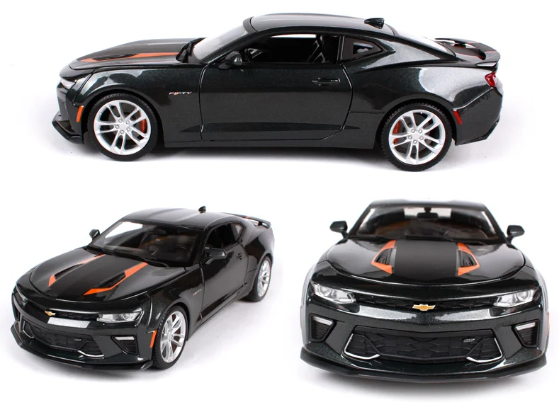 Новинка Maisto 1:18 Chvrolet Camaro FIFTY 50 anniversary Edition спортивный автомобиль литая под давлением модель автомобиля игрушка Новинка в коробке