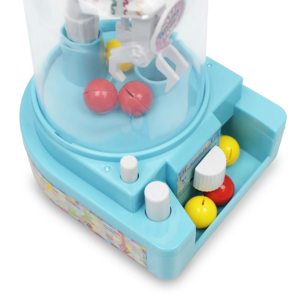 Plastic Simulation Mini Claw Machine Candy Grabber Machine For Kids - Pink