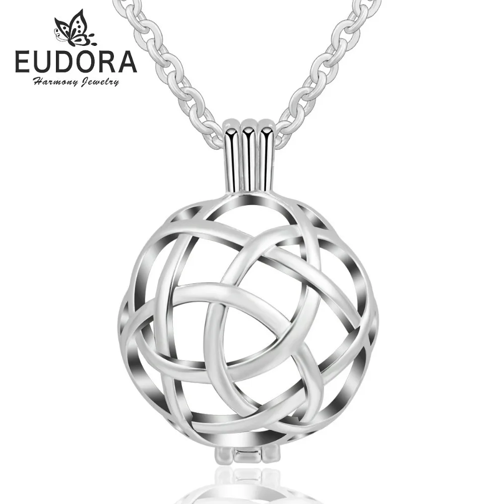 

Eudora Harmony Ball Necklace Graphic Scene Locket Pendant Cage fit for 18mm Inner Ball Cage Pendant Necklace Jewelry