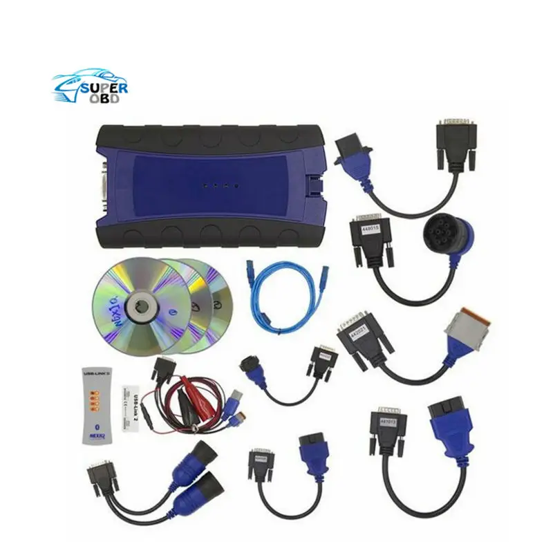 2017 New Arrival NEXIQ-2 USB Link 125032 Heavy duty Truck Diagnostic Tool Full Set NEXIQ USB LINK-23 DHL Free Shipping