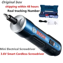 Электрическая отвертка для Bosch Go 3,6 V умная Беспроводная отвертка Dri li-ion аккумулятор Аккумуляторная дрель высокое качество продукта Feb23