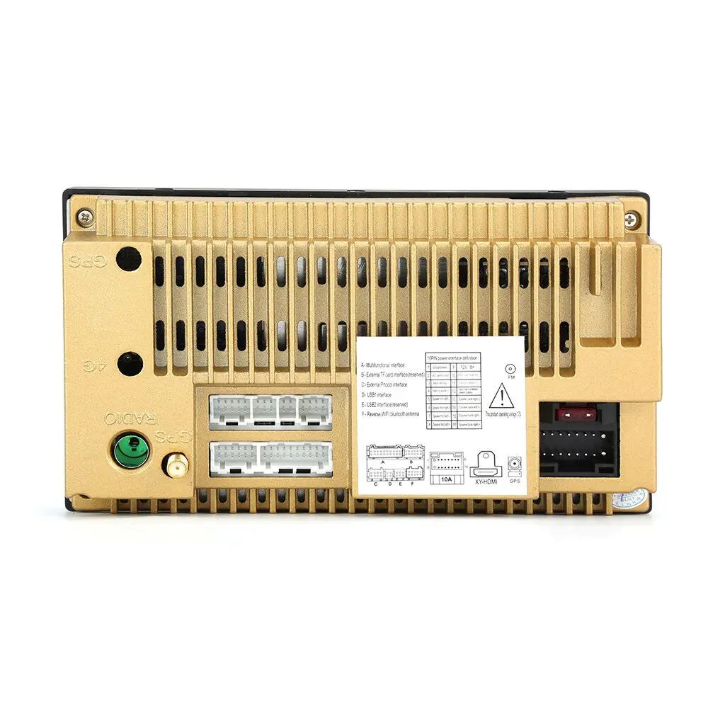 2 Din Car Radio GPS de navegación Android 6,0 reproductor de Audio pantalla táctil Quad Core radio de coche USB reproductor Bluetooth autoradio 12 V