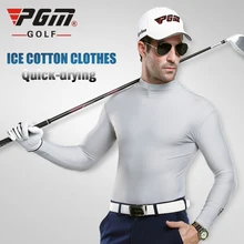 PGM ICE Anti-uv Sunscreen Mens Golf T Shirt Summer Long-sleeve Tshirt Polode Golf Pourhomme Polyester Viscose Underwear Clothing