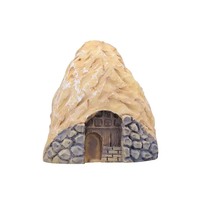 BESTOYARD Miniature Cave House Decoration Micro Landscape Resin Bonsai ...