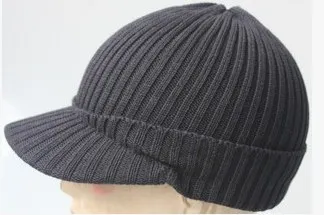 C17803 стильные зимние шапки удобные, акриловая вязаная шапка в полоску - Цвет: as img