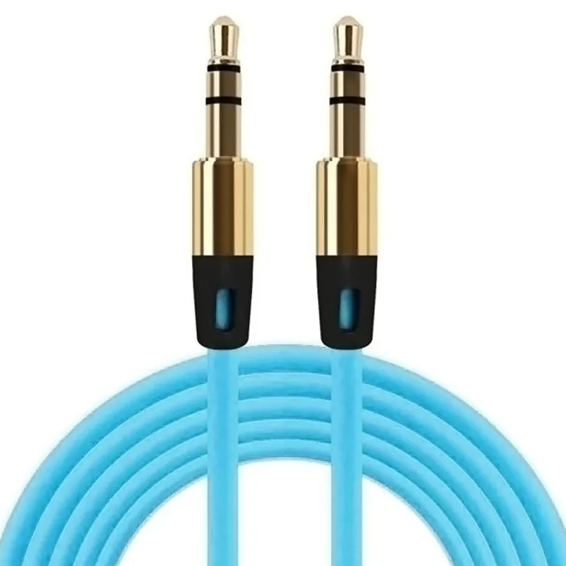 Malloom 2017 Universal 1M 3.5mm Auxiliary Audio Cable Male Jack Plug To