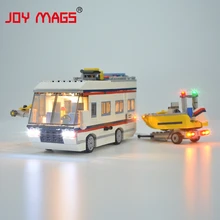 JOY MAGS светодиодный светильник, набор для 31052 Creator, светильник для отдыха, набор, совместимый с 3117, без блоков