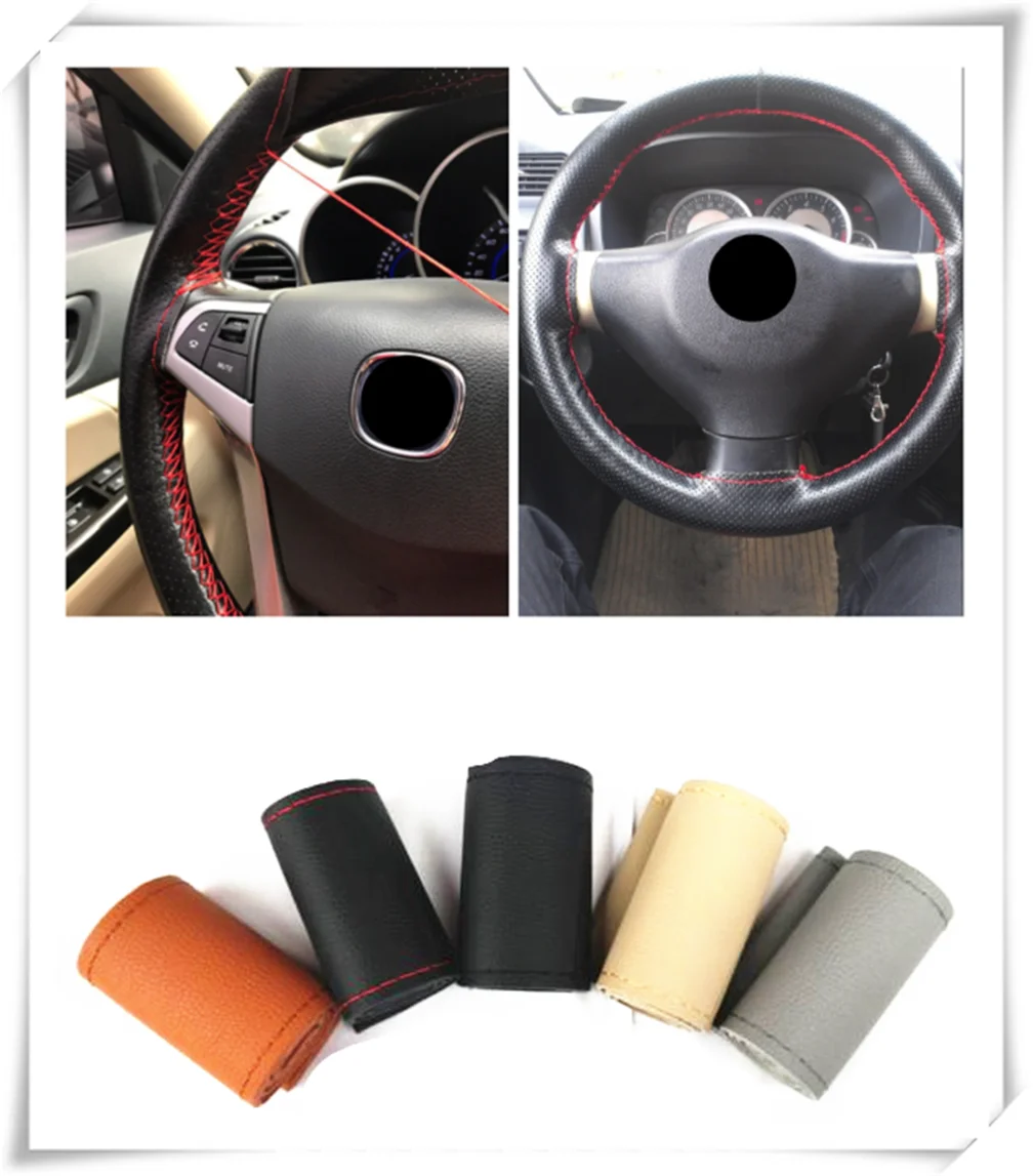

New car interior hand sewing steering wheel cover protection for Honda Everus Clarity Civic Accord Urban