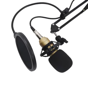 Image 2 - Professionelle BM800 Mikrofon Kondensator Sound Aufnahme Mit Halterung Für Aufnahme KTV Karaoke Mikrofon Mic Stand Für Computer