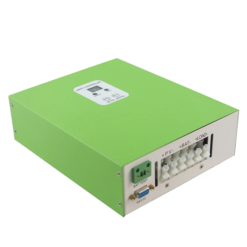 40A MPPT LCD Solar Charge Controller RS232 PC communication 12V 24V 48V