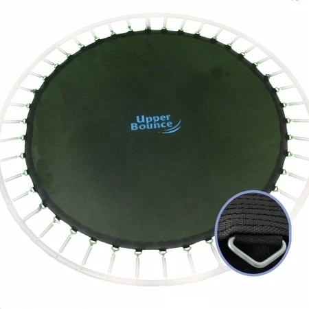 Upper Bounce UBMAT-10-64-5.5 Upper Bounce 10 ft. Trampoline Jumping Mat fits for 10 FT. Round Frames with 64 V-Rings Using 5.5 in. springs - (1)