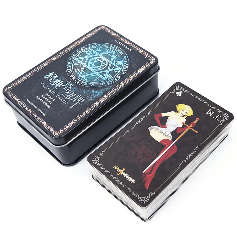 

Tarot Cards Mysterious Divination Personal Playing Cards Game For Women