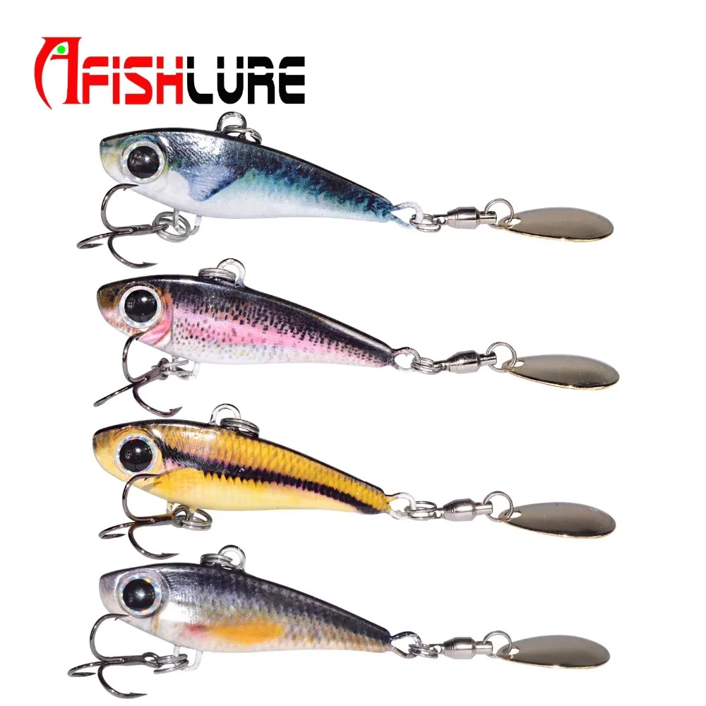 

3D Print Lead Fish with Spoon Sequines 50mm 18g Fishing Jig Artificial Lead Fish Metal Plate Lure Bait Metal Vibe lure Metal Jig