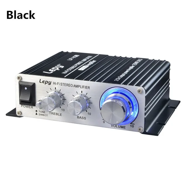 Cheap LP-V3S Digital Mini Hi-Fi Stereo Power Car Amplifier 50W 12V MP3 Car Audio Speaker with 3.5mm Audio Input 3.5mm MP3 socket