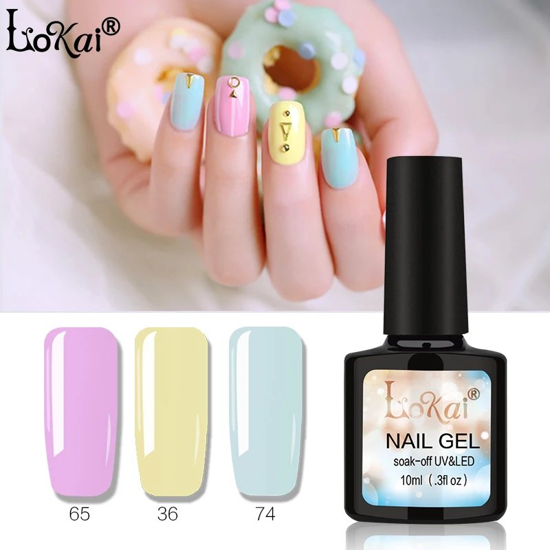 

Lokai Gel UV Vernis Semi Permanent 10ML UV Nail Gel Polish Soak Off Long Lasting LED Nail Polish Gel Lacquer 90 Colors 61-90