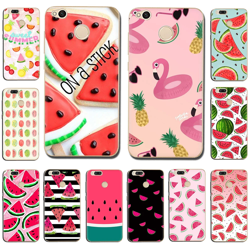 watermelon Hard Phone Cover Case for Xiaomi Mi 5 6 8 5S A1 A2 5X 6X F1 9 9SE MAX3 9T CC9e A3 pro | Мобильные телефоны и
