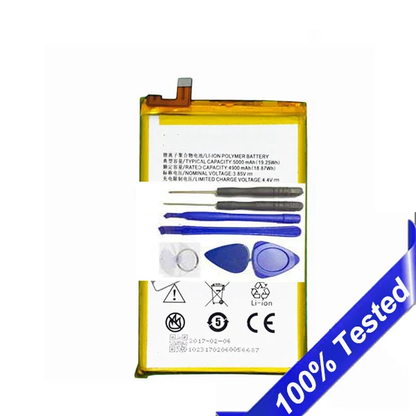 

Battery For ZTE Blade A2 Plus A2Plus BV0730 bateria for ZTE Blade A610 Plus Battery 5000mAh Li3949T44P8h945754 Tools SanErqi