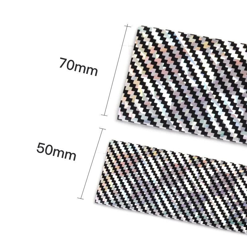 Car Stickers Laser 5D Carbon Fiber Rubber Styling Door Sill Protector Goods For KIA Audi Mazda Ford Hyundai etc Accessories 2