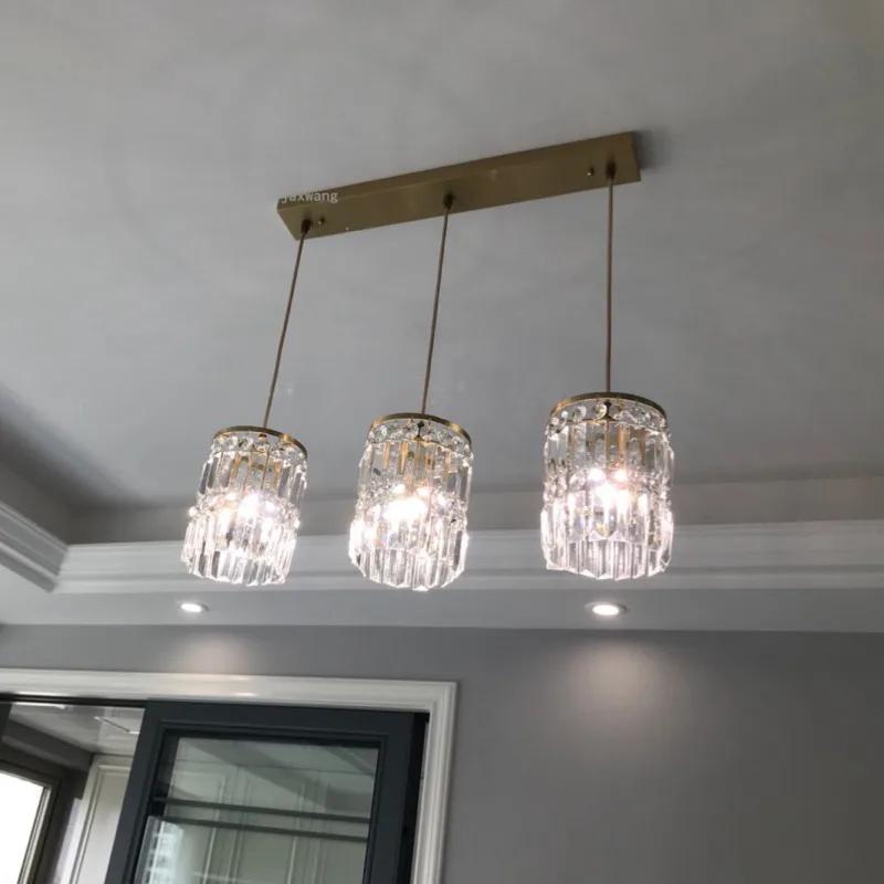 Modern Pendant Ceiling Lamps Crystal LED Living Room Kitchen Pendant Lamp Lights Chandelier Pending Lighting Decor Hanging Light