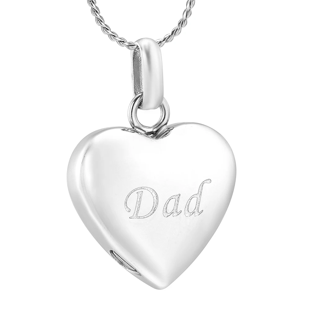 Сердце ожерелье мемориальное с кремационной урной медальоном кулон Keepsake Bone Ash