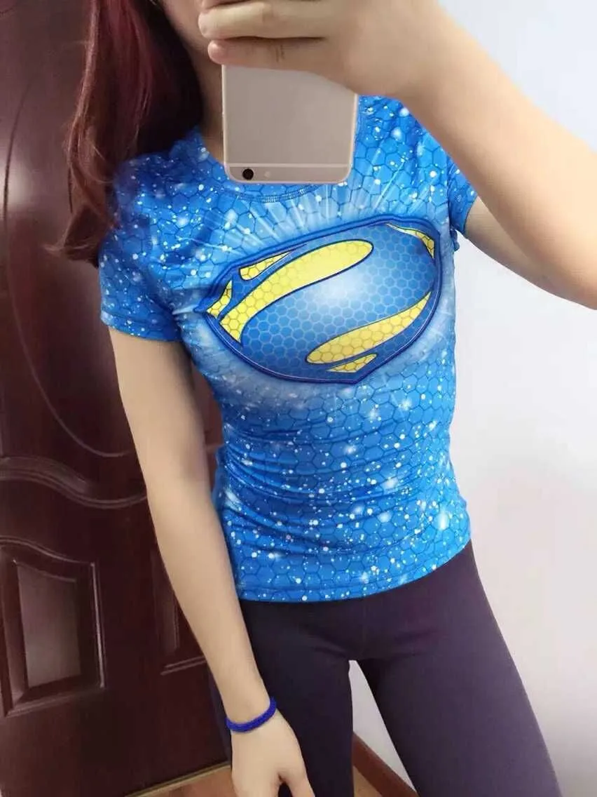 superman spandex shirt