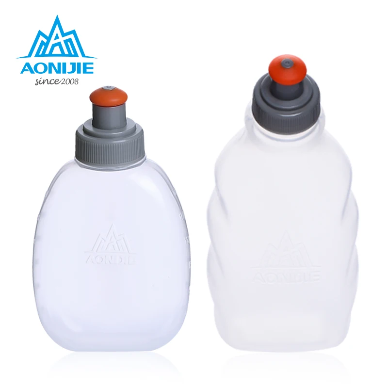 

AONIJIE 2PCS Water Bags Bottle Flask Storage Container BPA Free For Running Hydration Belt Backpack Waist Bag Vest
