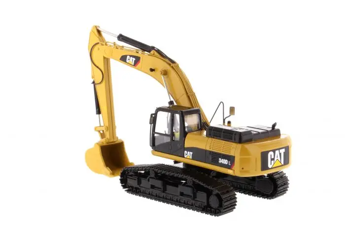 DM 1:50 Масштаб гусеницы CAT 340D L Гидравлический Экскаватор инженерное оборудование литье под давлением игрушка модель 85908 для сбора, украшения