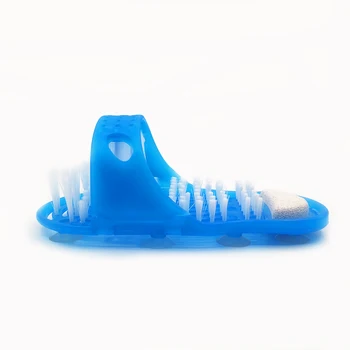 

Plastic Bath Shower Feet Massage Slippers Bath Shoes Brush Pumice Stone Foot Scrubber Spa Shower Remove Dead Skin Foot Care Tool