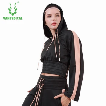 

Breathable Sportswear Hoodies Women Crop Top Shirt Sport Suit Running Yoga Tops Gym Fitness Clothes Hooded Sport Shirt Jacket