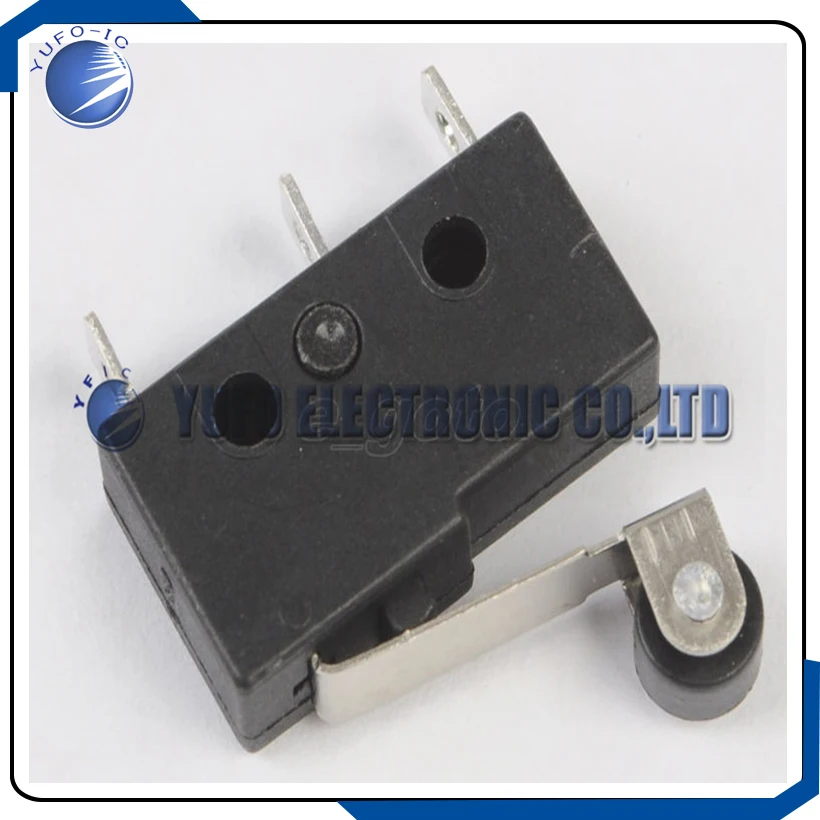 10pcs Mikroschalter Microswitch Takt KW11-3Z 5A 250V 3PIN Roller Lever
