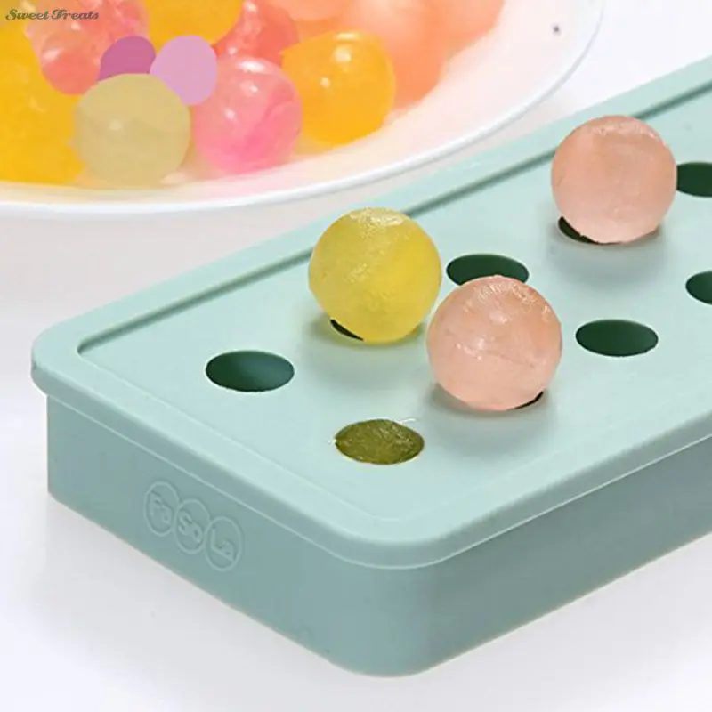 Sweettreats Silicone Ice Cube Tray Grid Mold Ice-making Box Square or Round Can Be Used As Maker Whiskey Bourbon | Дом и сад