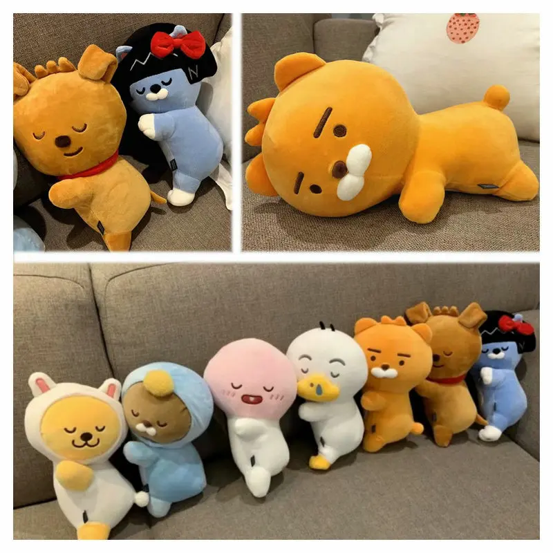 kawaii Kakao friends Ryan Apeach Tube Muzi Plush Toys Korean Cartoon Dog Lion Soft Doll Baby Kids Sleep Appease Toys Xmas Gift kawaii Kakao friends Ryan Apeach Tube Muzi Plush Toys Korean Cartoon Dog Lion Soft Doll Baby Kids Sleep Appease Toys Xmas Gift