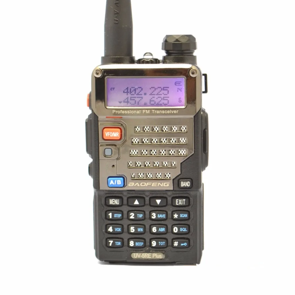 Baofeng UV 5RE + PLUS Walkie Talkies двухдиапазонный Cb удобный охотничий радиоприемник с