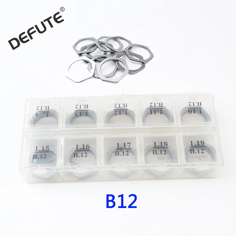 

Armature lift adjustment gasket B12 Common Rail Injector adjustment Shim B12 Gasket washer(Quantity 50Piece/Lot)