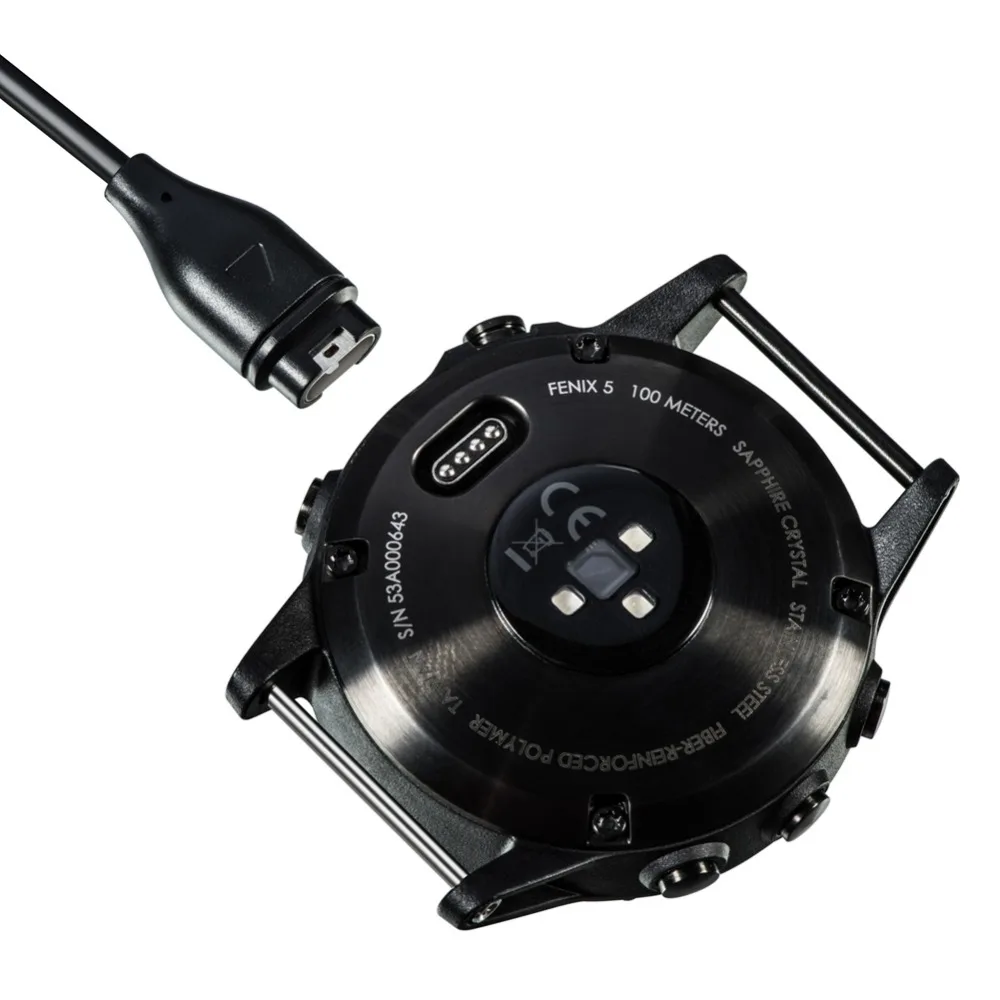 1 м данных и usb зарядный кабель Smartwatch зарядный шнур для Garmin fenix 5 5S 5X forerunner935/Approach S60 D2 Charlie Quatix 5
