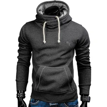 2017 New Spring Autumn Hoodies Men Fashion Brand Pullover Solid Color Turtleneck Sportswear Sweatshirt Men’S Tracksuits Moleton