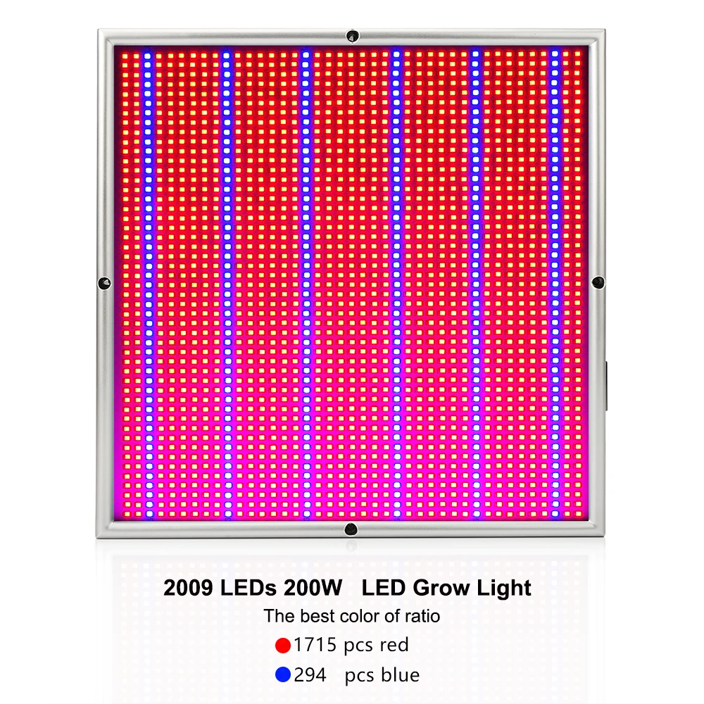 200 Вт лампа для выращивания AC85 265V 2835SMD светодиодный Grow Light красные, синие для Выращивание комнатных растений цветения весь период