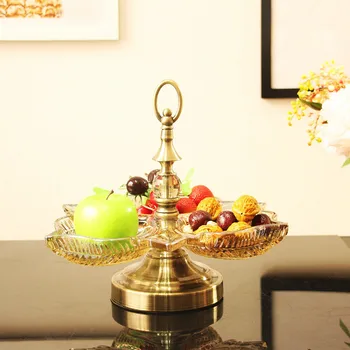 

Perfect Quality Fashion European Style Fruit Plate Decoration Home Fruit Disc Snack Dish Home Decoration Accessories Modern