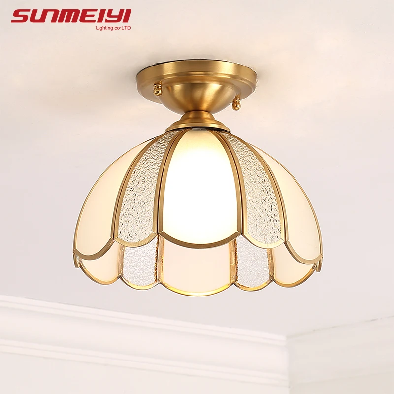 

Modern LED Ceiling Lights With Glass Lampshade plafonnier led Living Room Bedroom Design Vintage Ceiling Lights Fixture