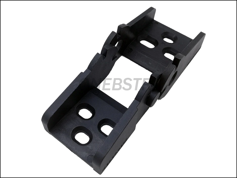 JFLO One Pair of 18x25 Bridge outside Drag Chain Joints towline end Connectors Plastic Cable Wire Carrier drag chain jionts 6