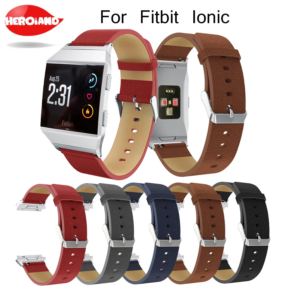ionic leather strap