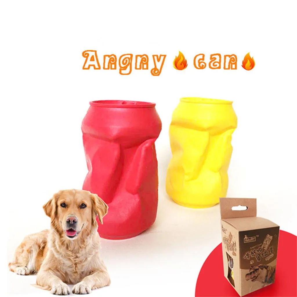 

Zip-top Can Shape Dog Cat Chew Toys Host And Pet Interactive Supplies TPR PP Colorful Toy Make Pets Happy Cat Small Pet