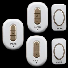 2 передатчик+ 3 Приемник Беспроводной Дверной Звонок С Дистанционным Управлением Musical 48 Tunes Digtal doorchime