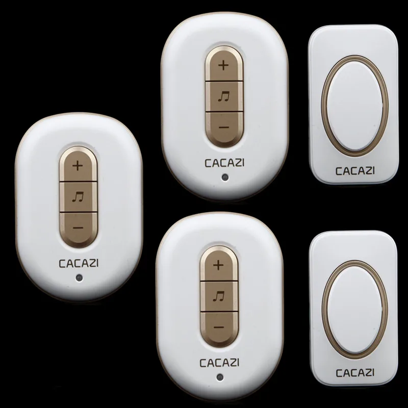 

Free shipping! 2 transmitter + 3Receiver New Wireless Doorbell With Remote Control Musical 48Tunes Digtal doorchime