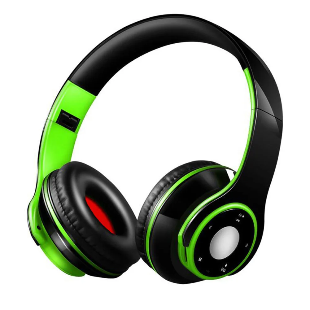 Easy Use Voice Bluetooth Headphone Stereo USB Interface Foldable Sports