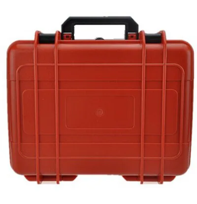 ABS red color hard tool case with prcut cube foam